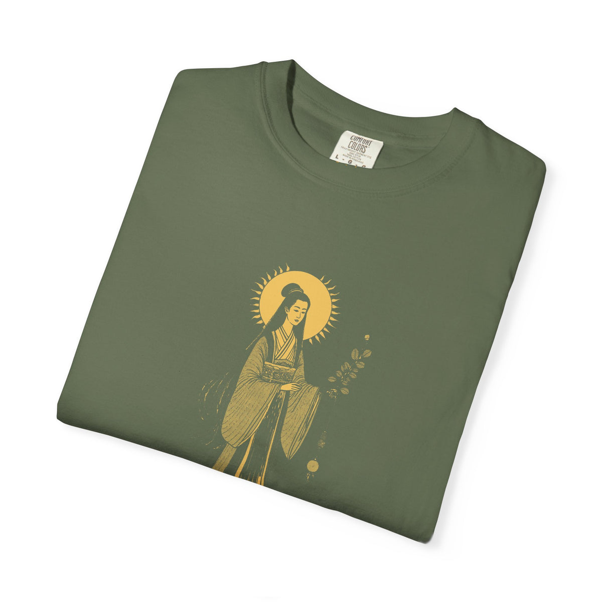 Amaterasu · “Came out of the cave for this.” — Garment-Dyed One-Ink Tee