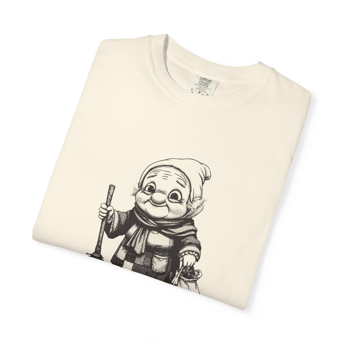 La Befana · “Sweep the old year out.” — Garment-Dyed One-Ink Tee