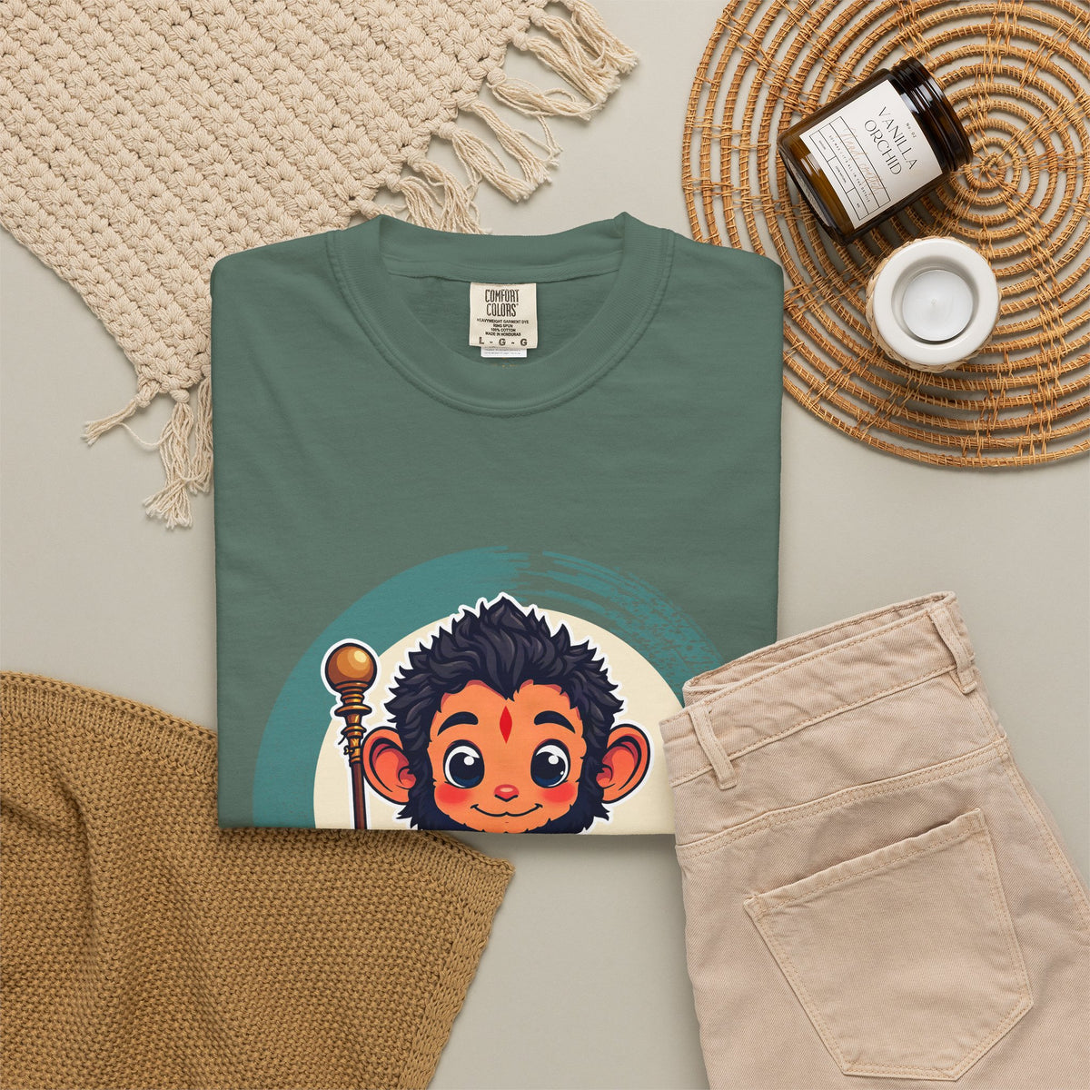 Hanuman · “Brought the whole mountain.” — Garment-Dyed T-Shirt