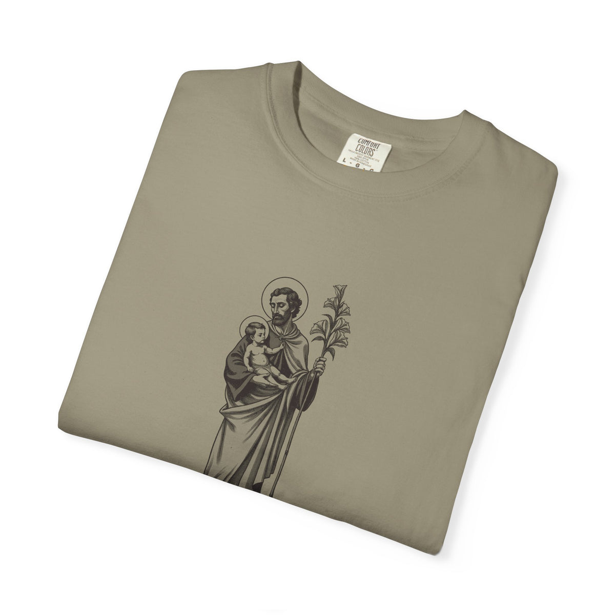 St Joseph · “Said nothing. Did everything.” — Garment-Dyed One-Ink Tee