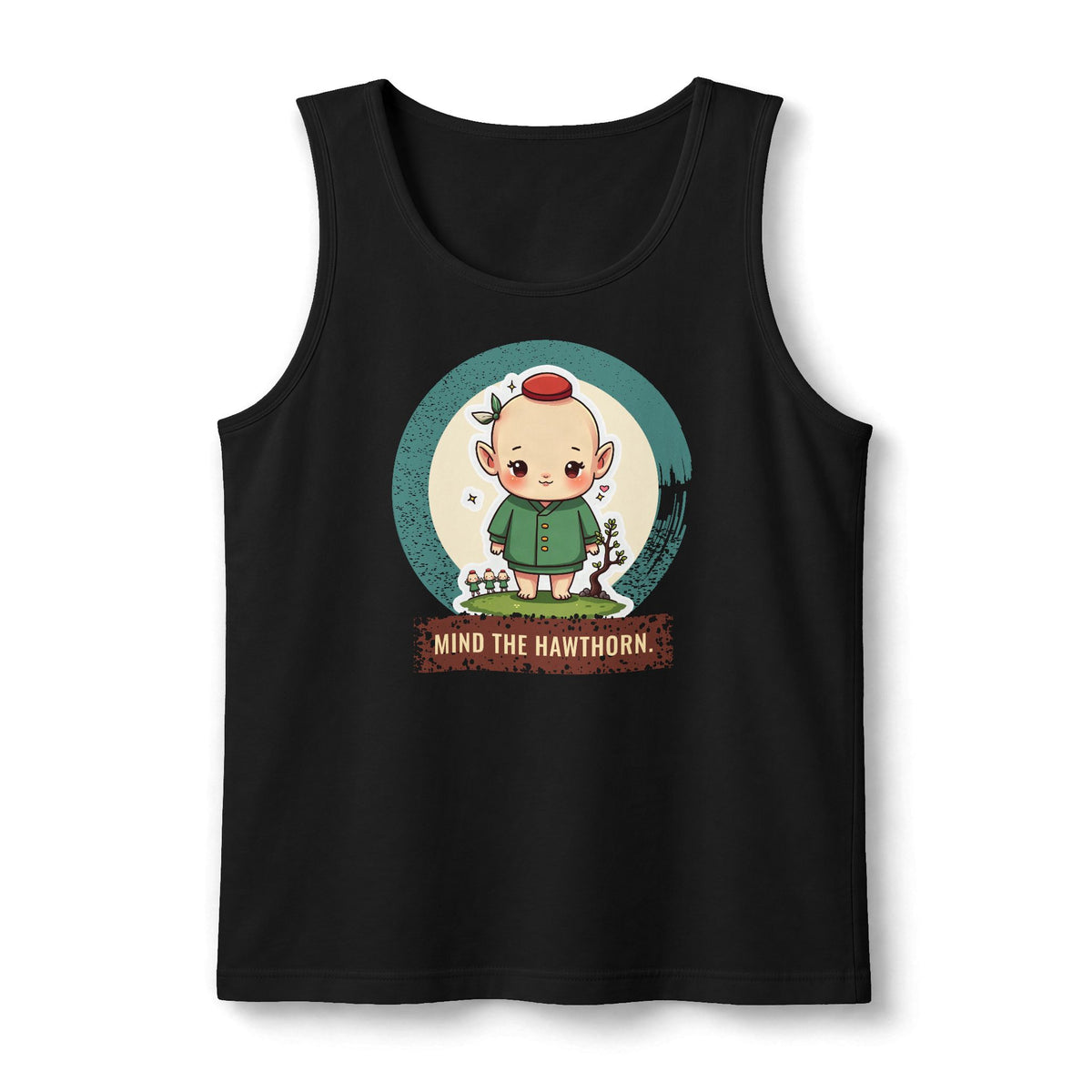 Aos Sí: Green Jacket, Red Cap — Unisex Muscle Tank