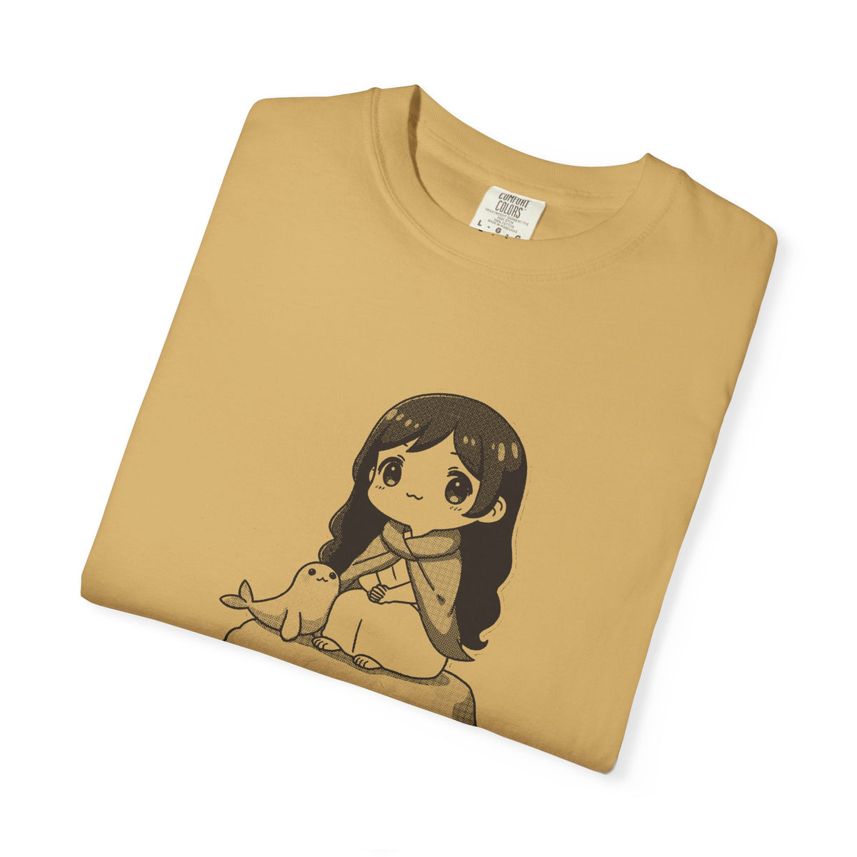 Selkie · “Land legs, sea heart.” — Garment-Dyed One-Ink Tee