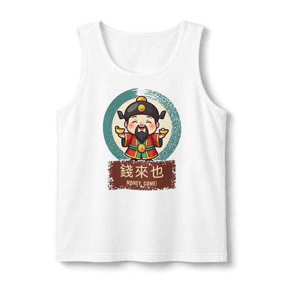 Caishen: Inviting Wealth and Treasure — Unisex Muscle Tank