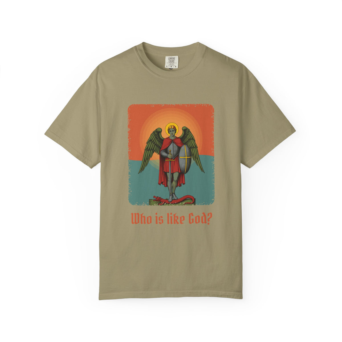 St Michael the Archangel: Chief Commander of Heaven — Garment-Dyed T-Shirt