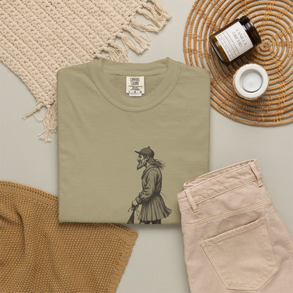 Loki: Maker of the First Net — Garment-Dyed One-Ink Tee