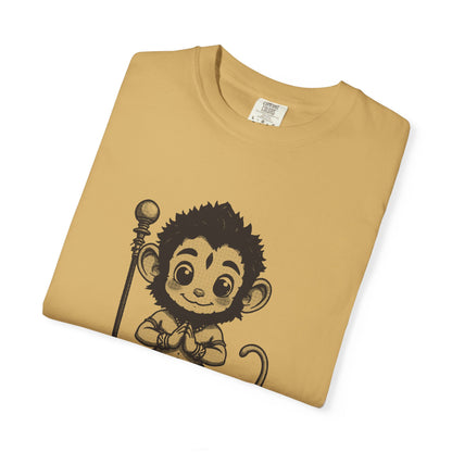 Hanuman · “Brought the whole mountain.” — Garment-Dyed One-Ink Tee