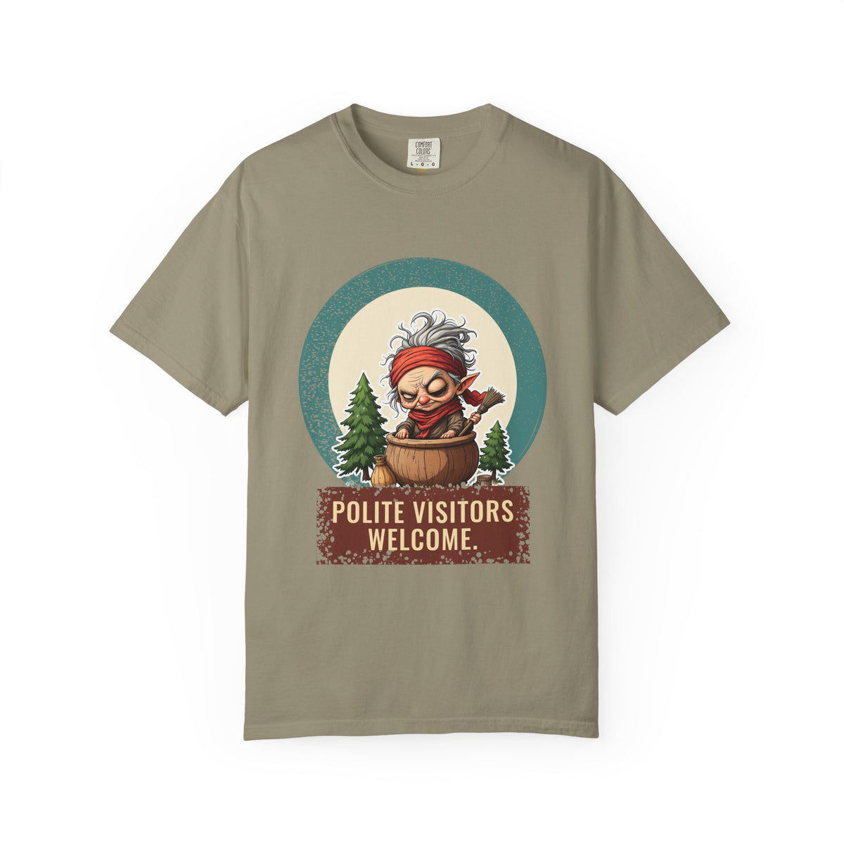 Baba Yaga: Grandmother Witch — Garment-Dyed T-Shirt