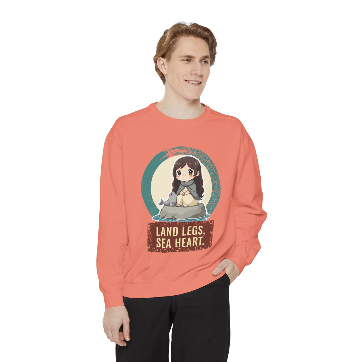 Selkie: Grey Selkie of Sule Skerry — Garment-Dyed Sweatshirt