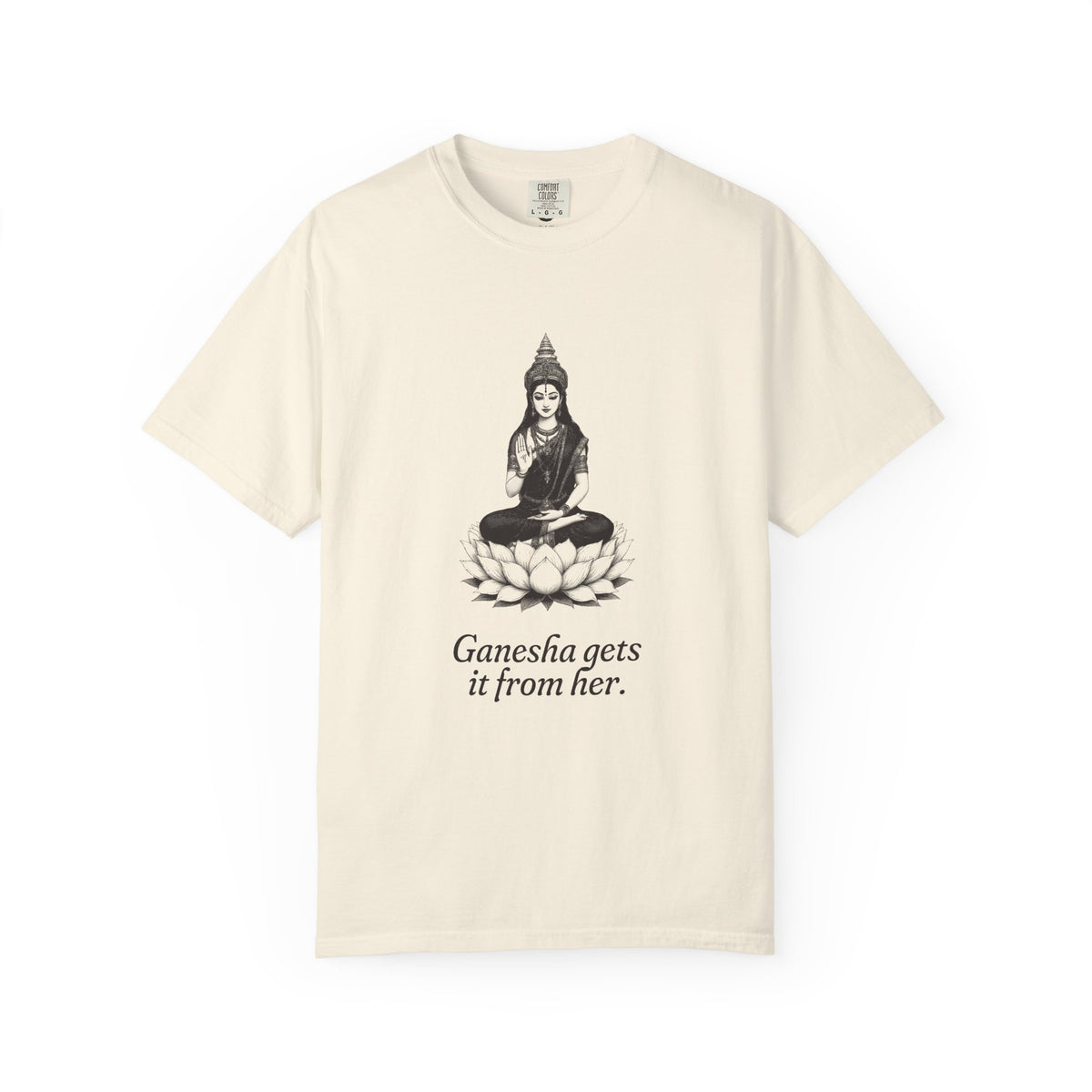 Parvati: Aparna, Who Refused Even a Leaf — Garment-Dyed One-Ink Tee