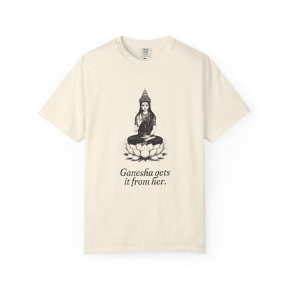 Parvati: Aparna, Who Refused Even a Leaf — Garment-Dyed One-Ink Tee