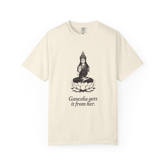 Parvati: Aparna, Who Refused Even a Leaf — Garment-Dyed One-Ink Tee