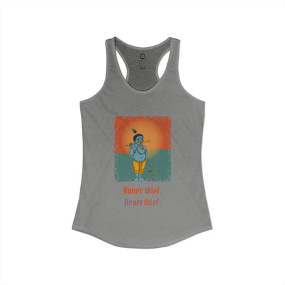 Krishna: Protector of Cows — Women's Racerback Tank