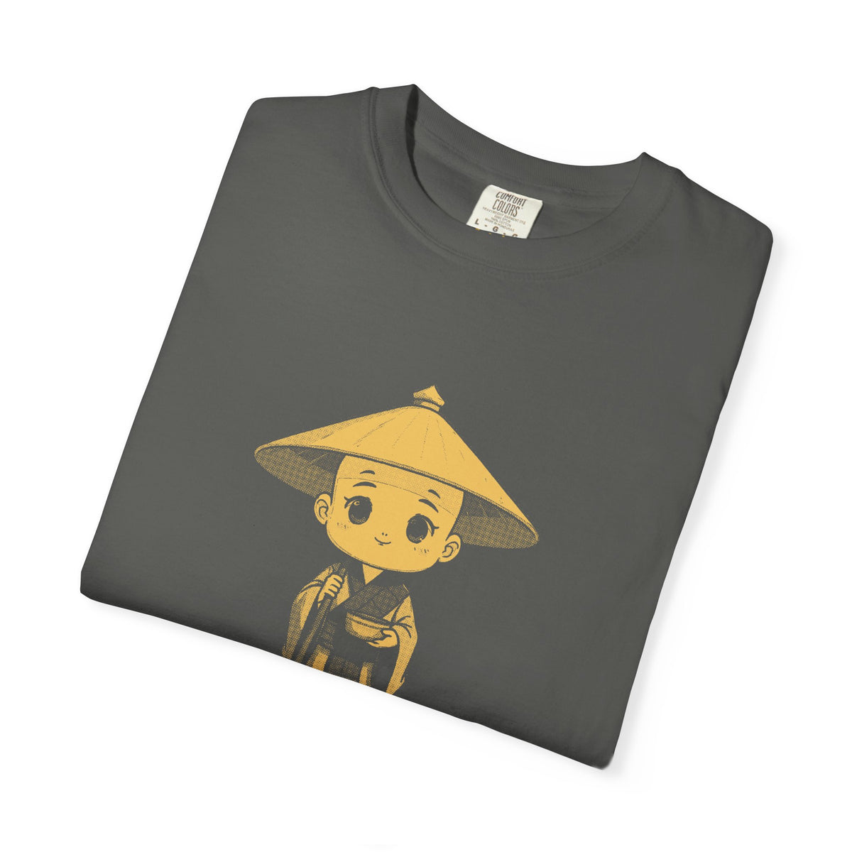 Kōbō Daishi · “Never walking alone.” — Garment-Dyed One-Ink Tee