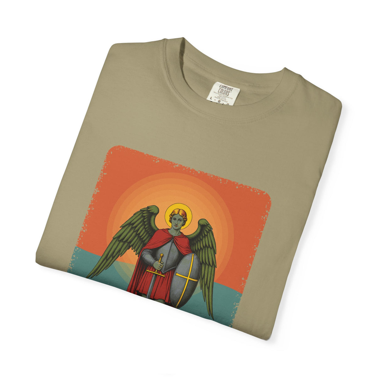 St Michael the Archangel: Chief Commander of Heaven — Garment-Dyed T-Shirt