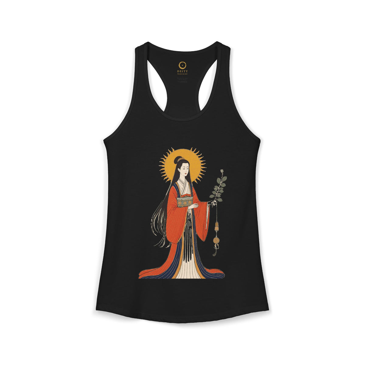Amaterasu: She Who Shines in Heaven — Women's Racerback Tank