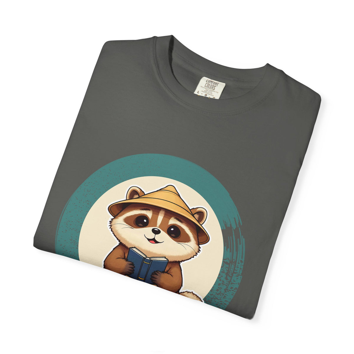 Tanuki: Lucky Greeter at the Shop Door — Garment-Dyed T-Shirt