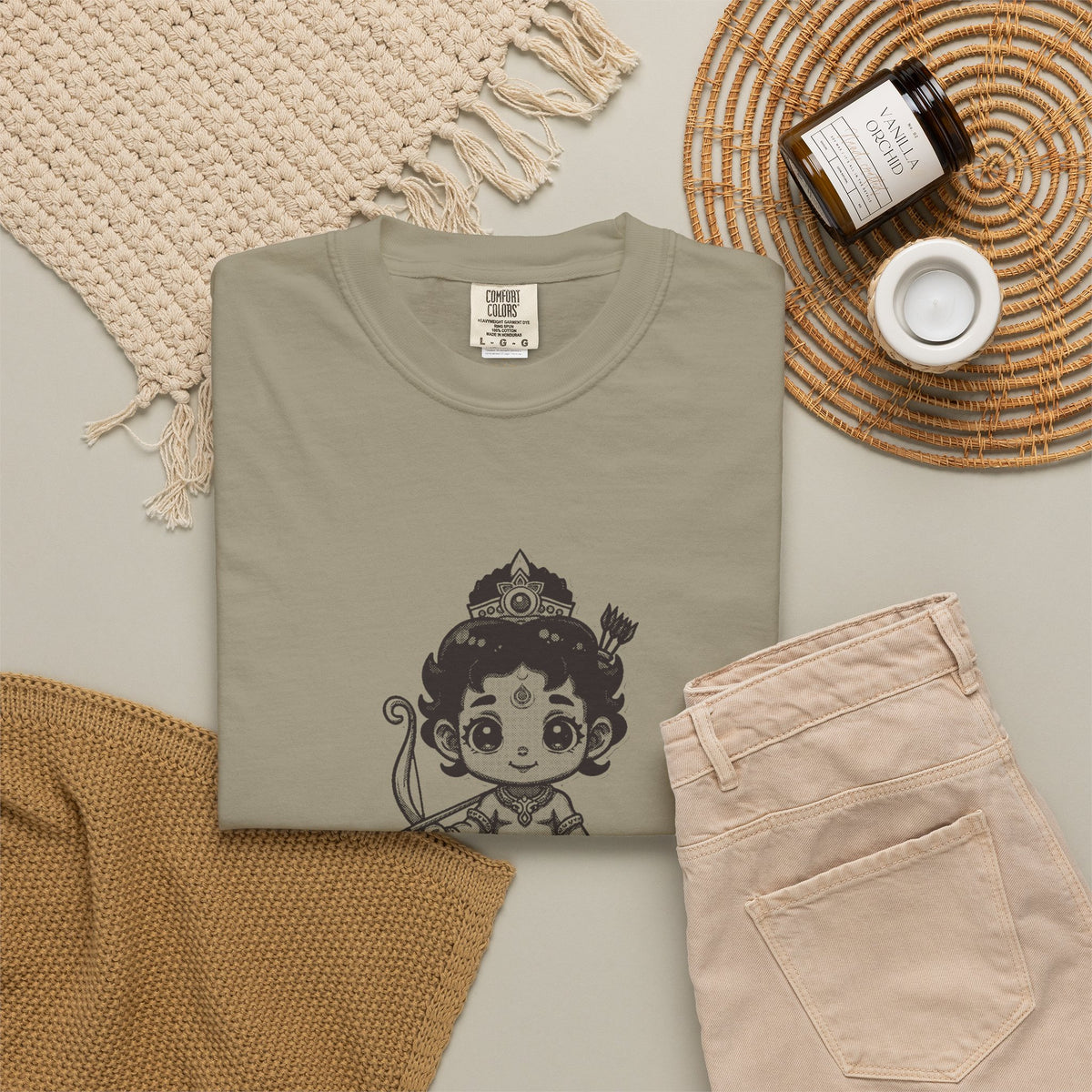 Rama: Kodanda Rama — Garment-Dyed One-Ink Tee