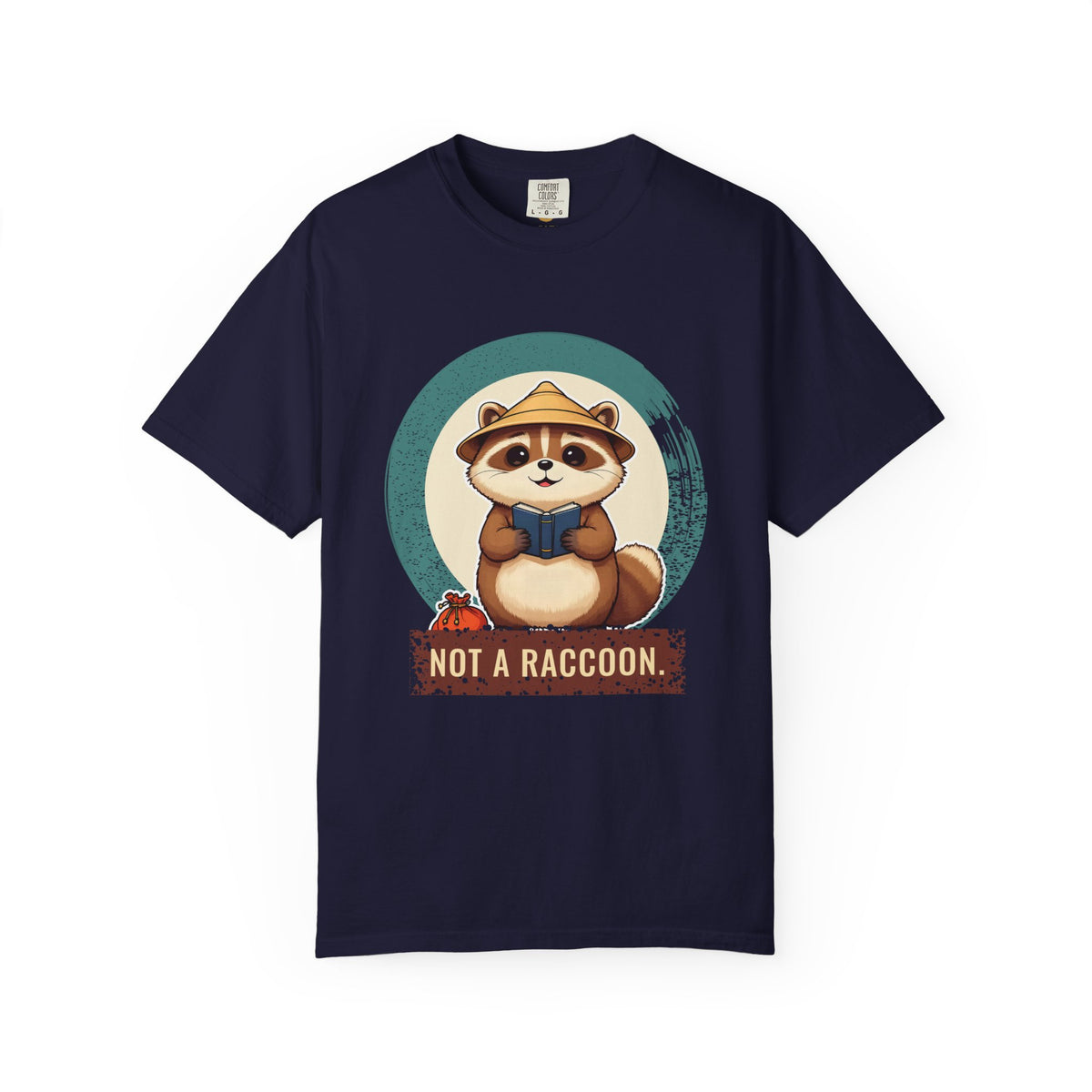 Tanuki: Lucky Greeter at the Shop Door — Garment-Dyed T-Shirt