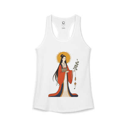 Amaterasu: She Who Shines in Heaven — Women's Racerback Tank