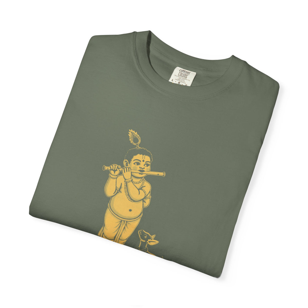 Krishna · “Butter thief. Heart thief.” — Garment-Dyed One-Ink Tee