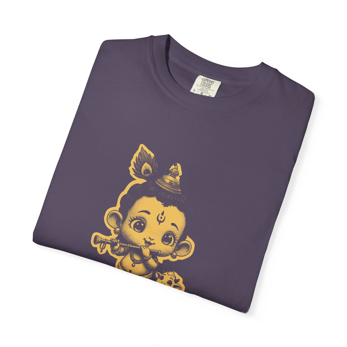 Krishna · “Butter thief. Heart thief.” — Garment-Dyed One-Ink Tee