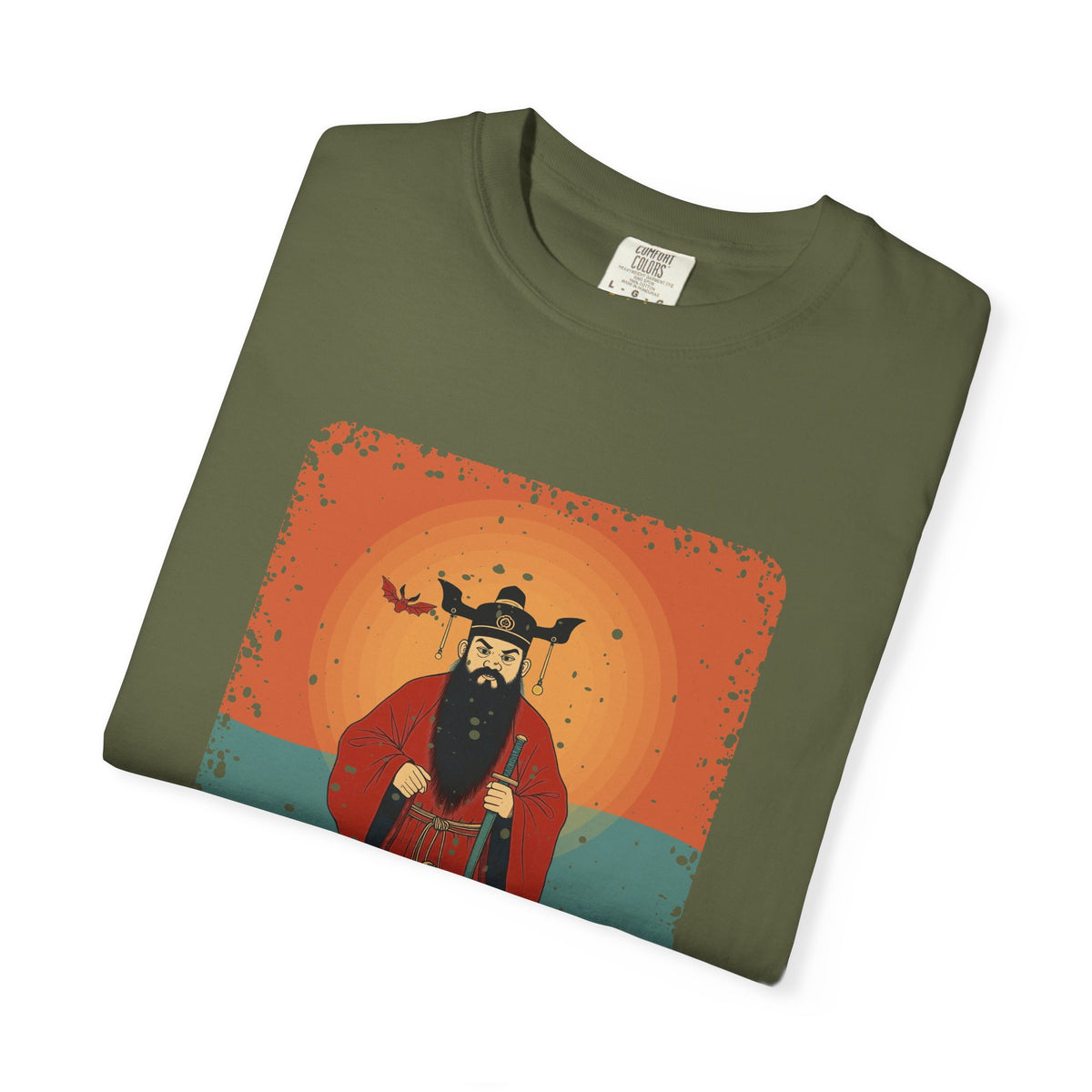 Zhong Kui: The Demon Queller — Garment-Dyed T-Shirt
