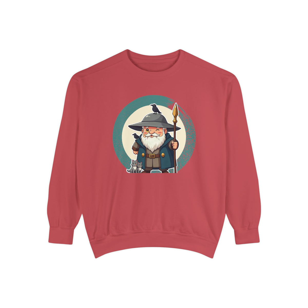 Odin: Gave an Eye for Wisdom — Garment-Dyed Sweatshirt