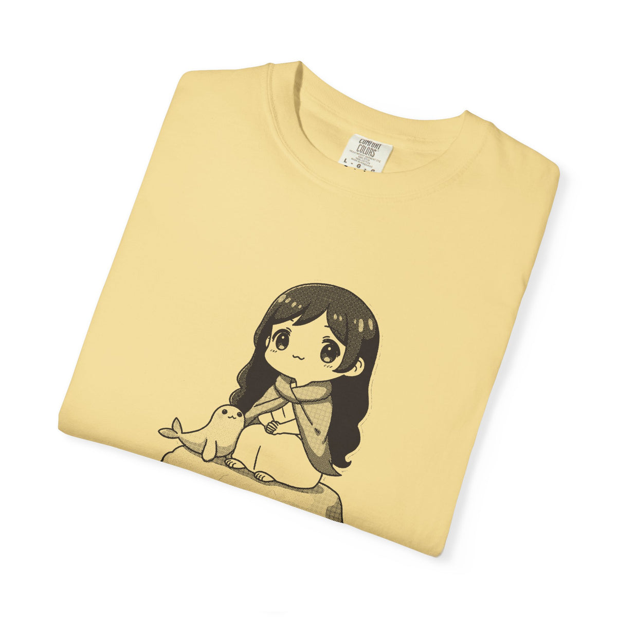 Selkie · “Land legs, sea heart.” — Garment-Dyed One-Ink Tee