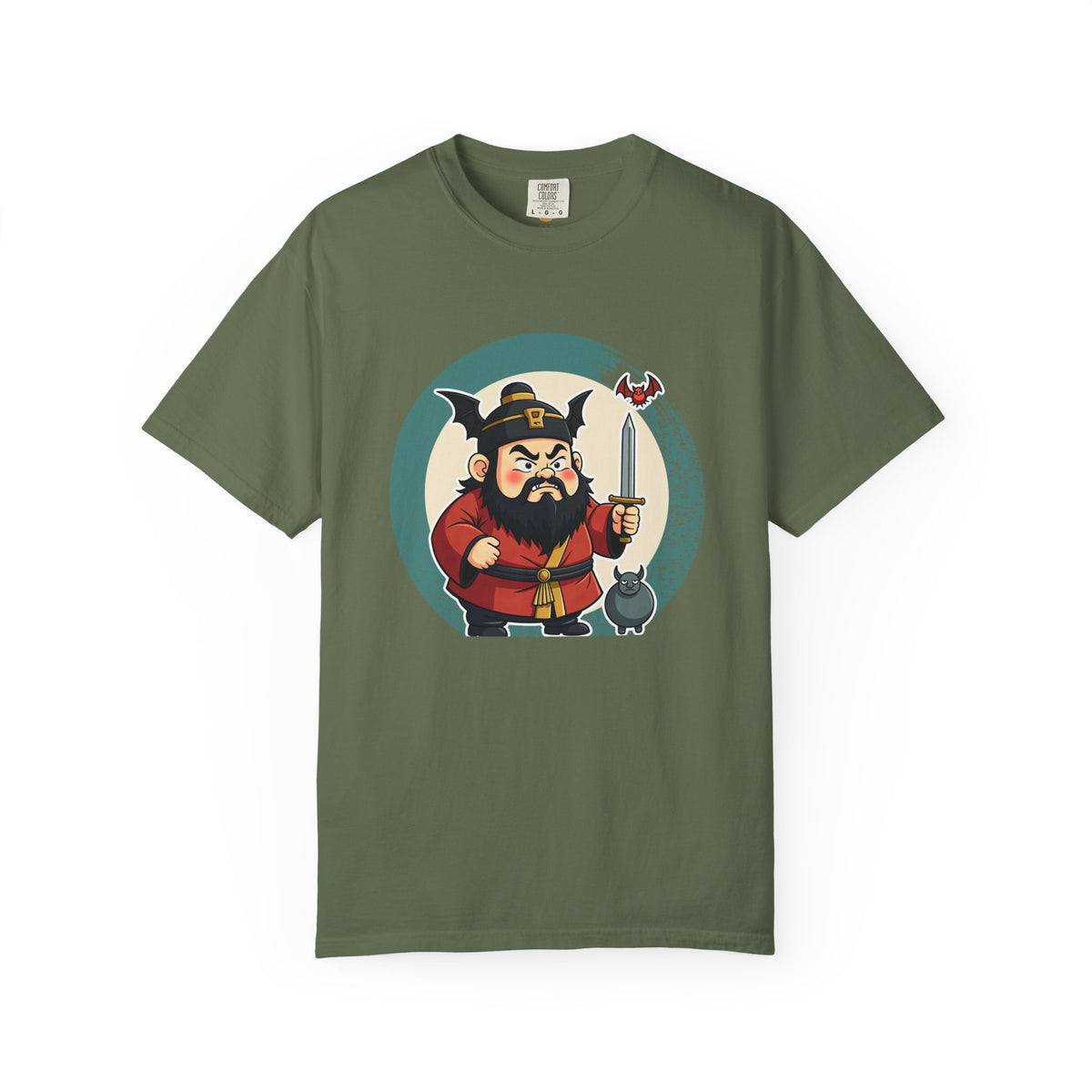 Zhong Kui: Bringer of the Five Blessings — Garment-Dyed T-Shirt