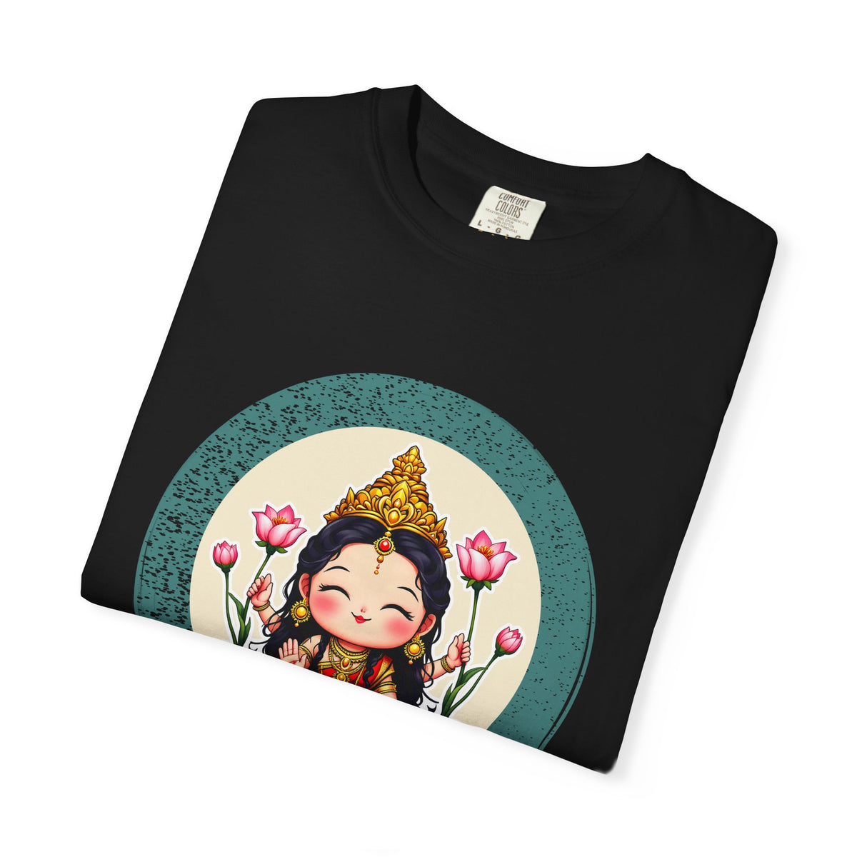 Lakshmi: She of the Lotus — Garment-Dyed T-Shirt