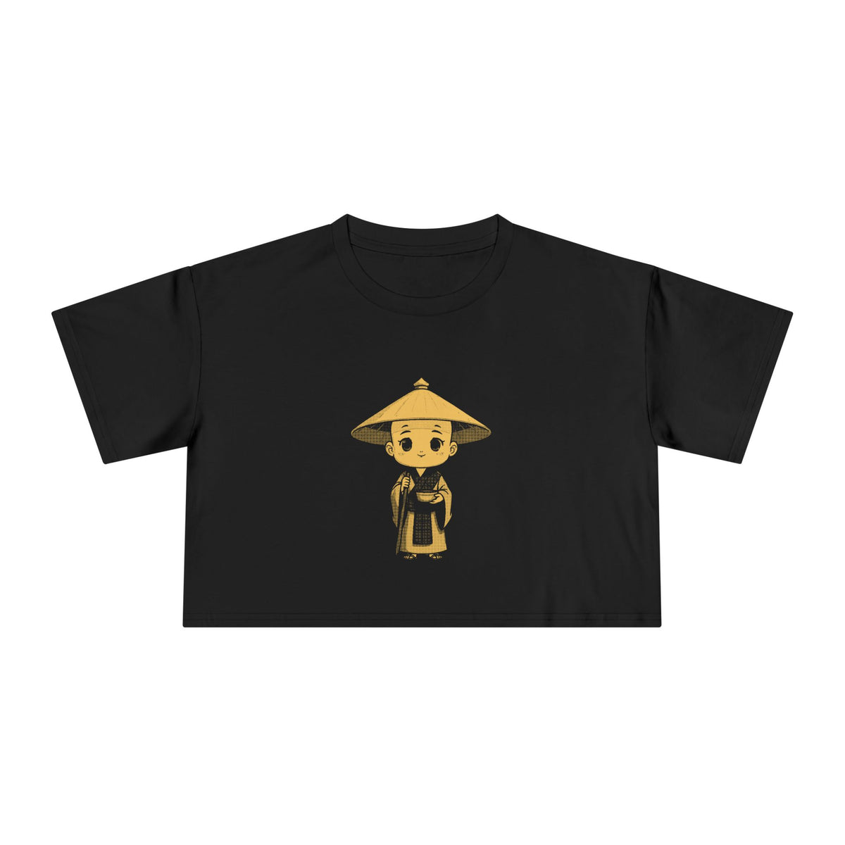 Kōbō Daishi: Walking with Every Pilgrim — Women's Crop Tee