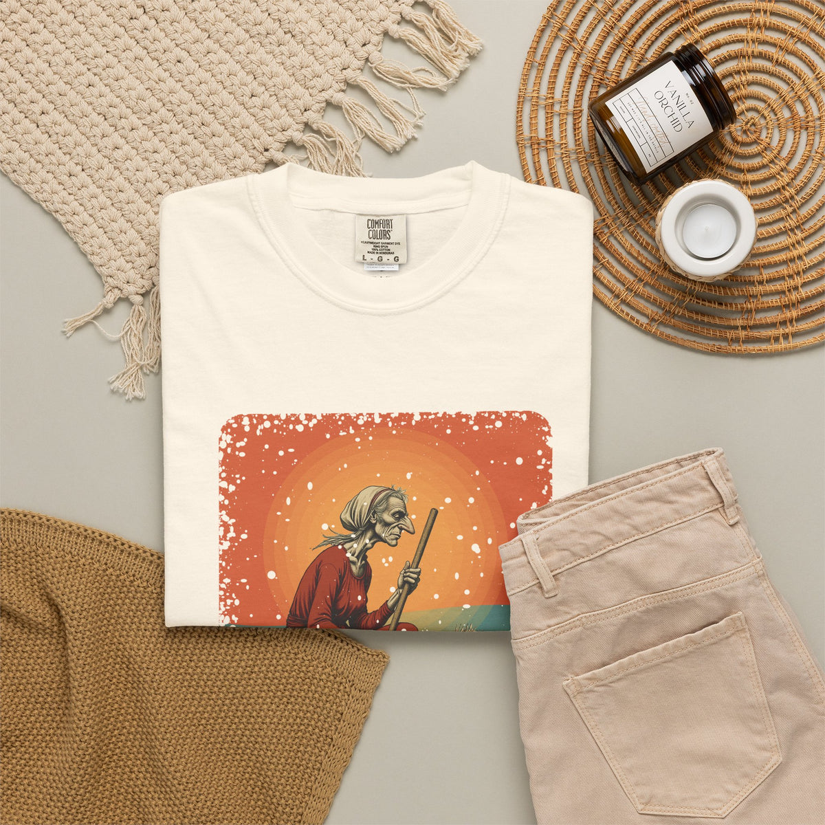 Baba Yaga: Bony Leg — Garment-Dyed T-Shirt