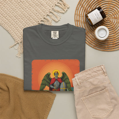 St Michael the Archangel: Chief Commander of Heaven — Garment-Dyed T-Shirt