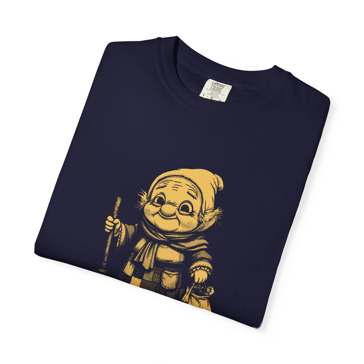 La Befana · “Sweep the old year out.” — Garment-Dyed One-Ink Tee