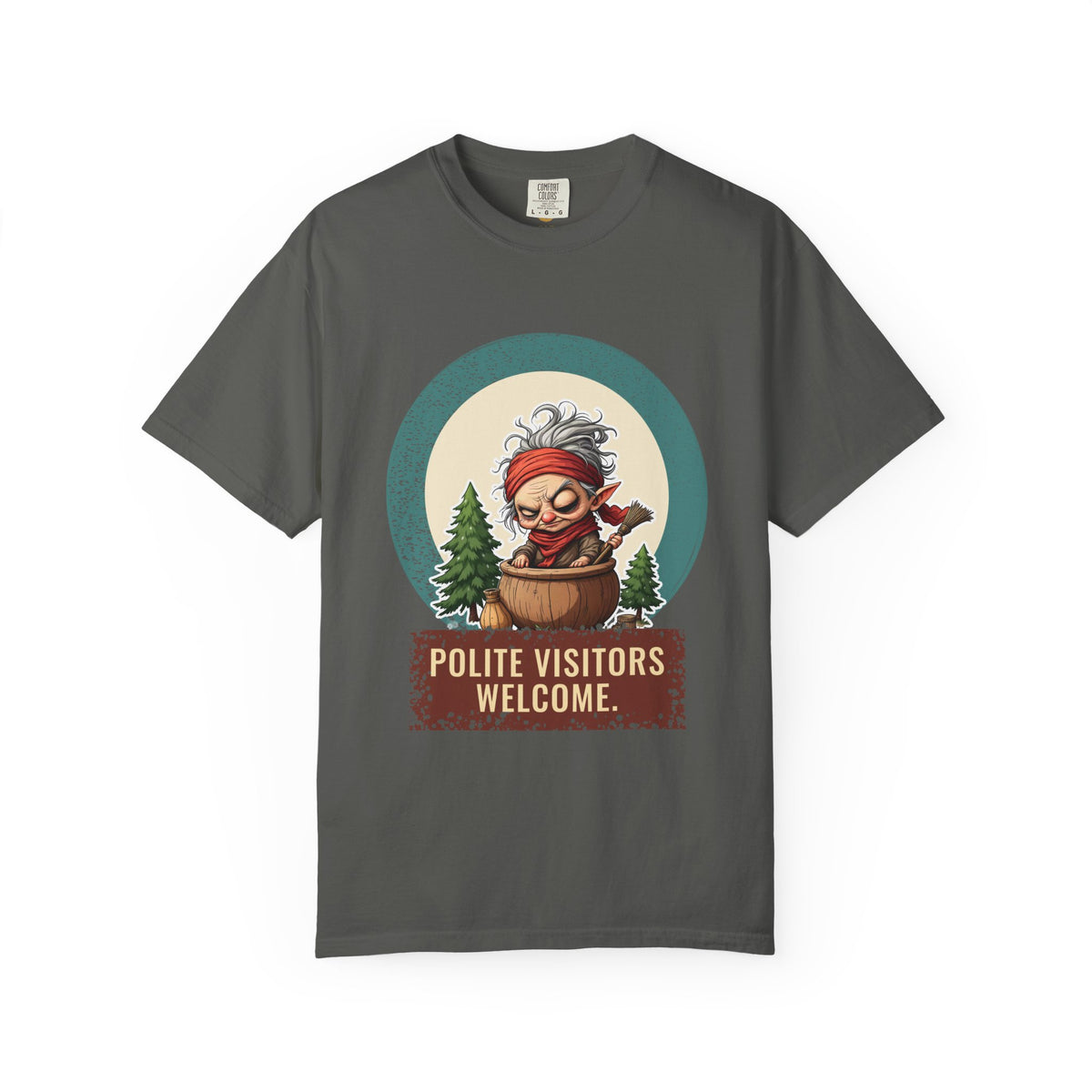 Baba Yaga: Grandmother Witch — Garment-Dyed T-Shirt