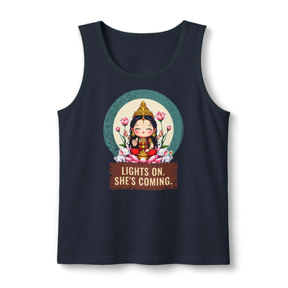 Lakshmi: She of the Lotus — Unisex Muscle Tank