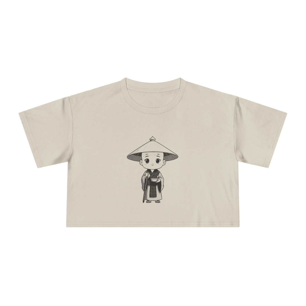 Kōbō Daishi: Walking with Every Pilgrim — Women's Crop Tee