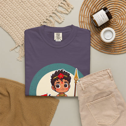 Murugan: Two Companions from One Tree — Garment-Dyed T-Shirt