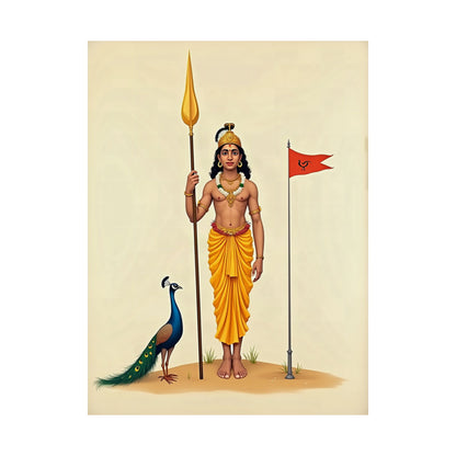 Murugan: Velan, Bearer of the Vel — Art Print