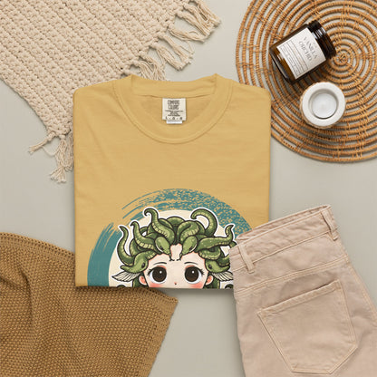 Medusa · “Look again.” — Garment-Dyed T-Shirt