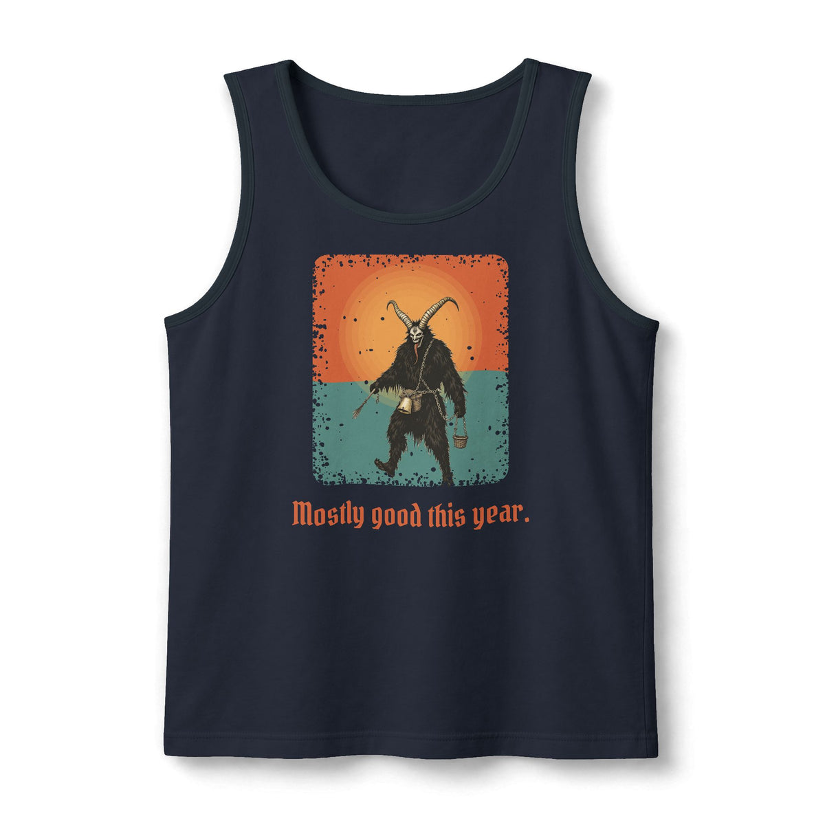 Krampus: Driver of Winter Spirits — Unisex Muscle Tank