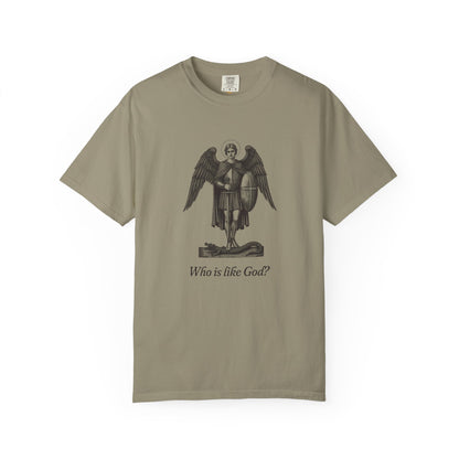 St Michael the Archangel: Chief Commander of Heaven — Garment-Dyed One-Ink Tee