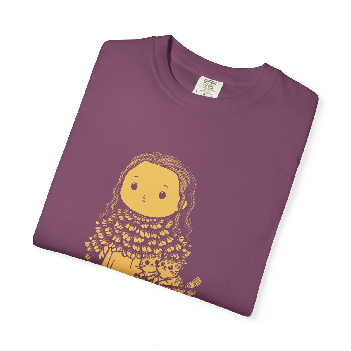 Freyja · “The original cat lady.” — Garment-Dyed One-Ink Tee