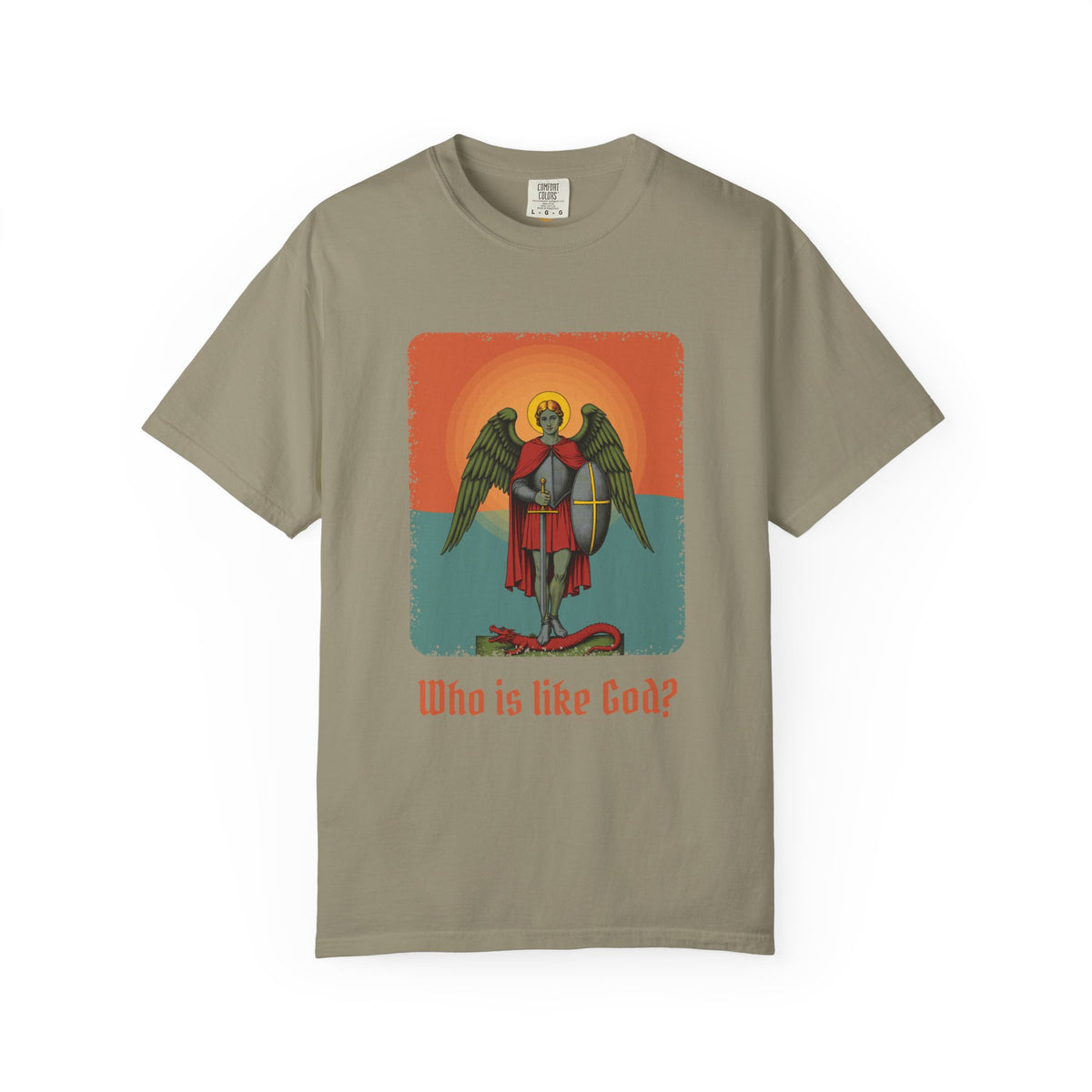 St Michael the Archangel: Chief Commander of Heaven — Garment-Dyed T-Shirt