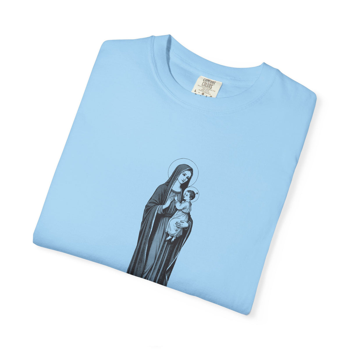 The Virgin Mary · “Ask your mother.” — Garment-Dyed One-Ink Tee