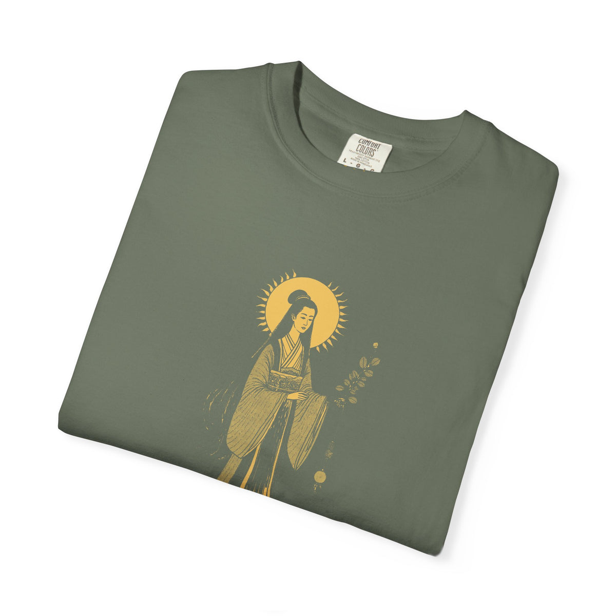 Amaterasu · “Came out of the cave for this.” — Garment-Dyed One-Ink Tee