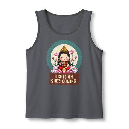 Lakshmi: She of the Lotus — Unisex Muscle Tank