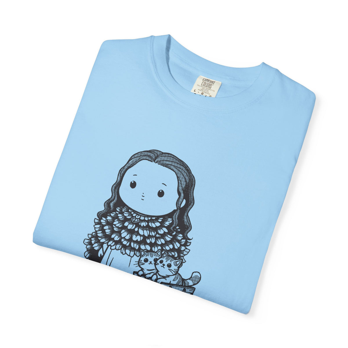 Freyja · “The original cat lady.” — Garment-Dyed One-Ink Tee