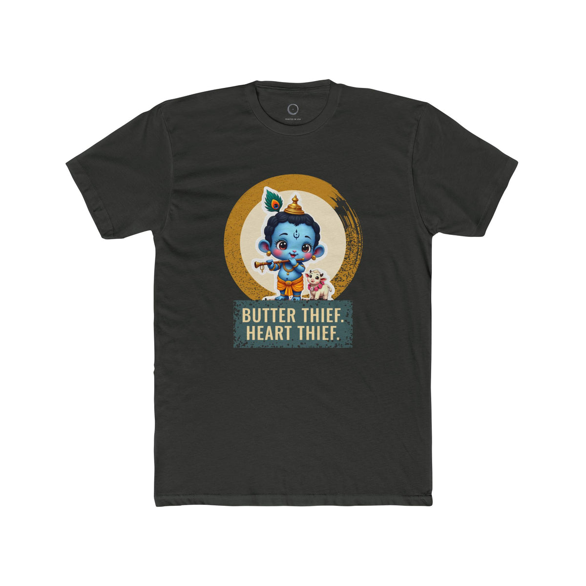 Krishna · “Butter thief. Heart thief.” — Unisex T-Shirt