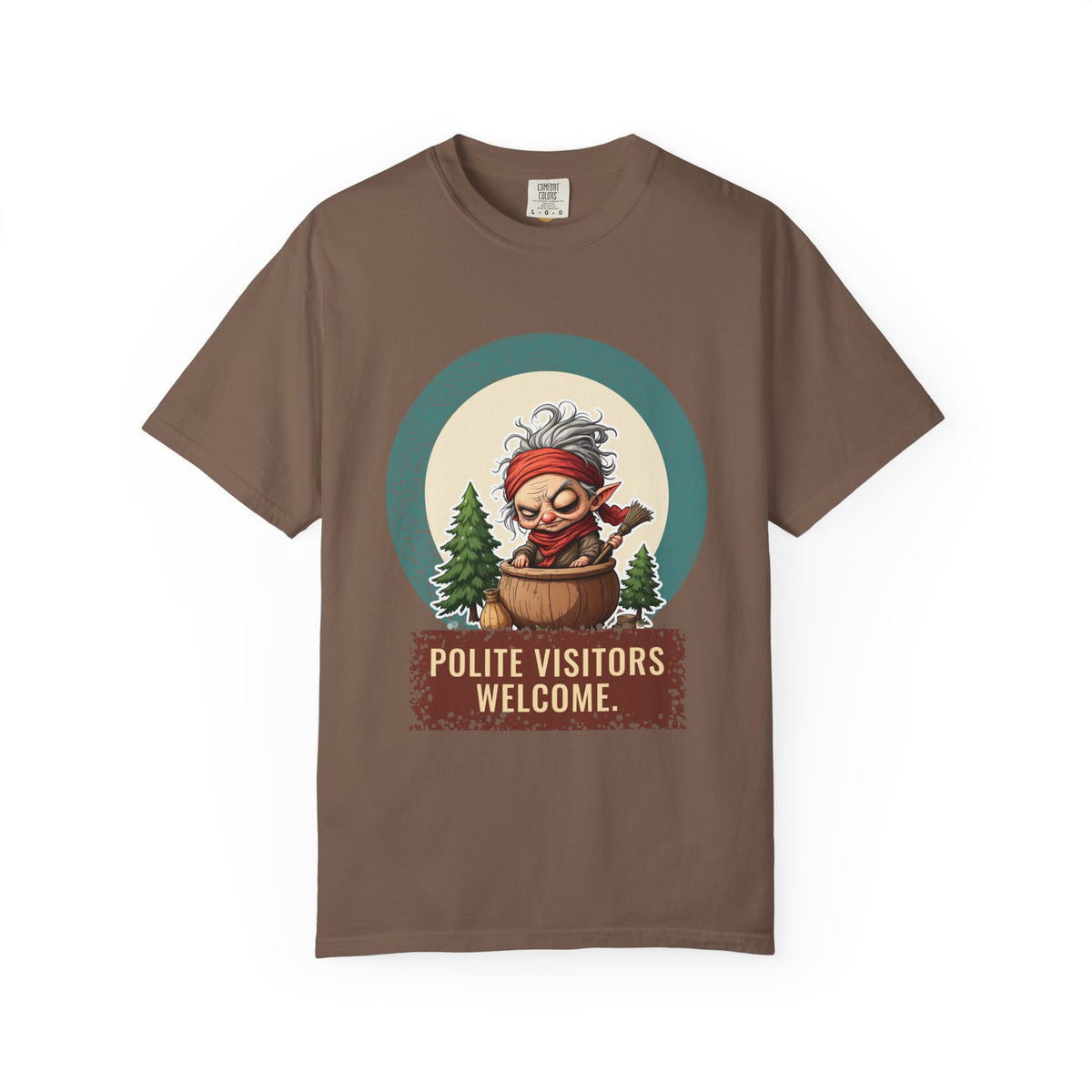 Baba Yaga: Grandmother Witch — Garment-Dyed T-Shirt
